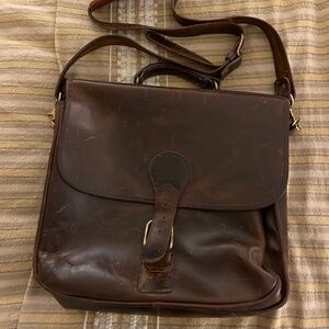 Leather briefcase